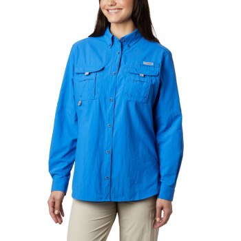 Columbia PFG Bahama Long Sleeve, Camisa Azules Para Mujer | 540391-WXS